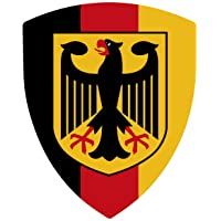 Artimagen Pegatina Escudo Pico Alemania con Emblema 40x60 mm.